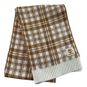 Timberland Plaid Knit Scarf